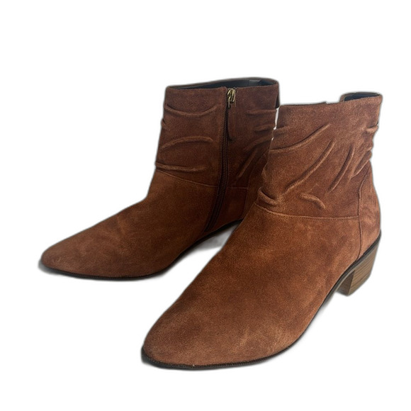 COLE HAAN Maple Water-Resistant Suede Booties ladies size 10 B - Picture 2 of 10